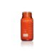   Laboratory bottle 1000 ml, DURAN®, amber glass graduated, GLS 80, with dust cover, without cap and pouring ring