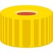   Screw caps N 9, PP hole red rubber/FEP transparent, 45°shore A, Septum 1.0 mm, pack of 100