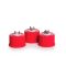   Connectio cap system GL 32 red PBT screw-cap with PTFE insert and 2 ports (stainless steel)