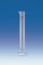   Measuring cylinder 10 ml PMP, clear, printed red scale, Conformity certified