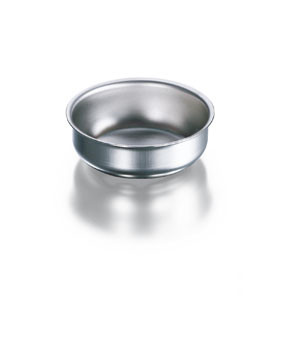 Evaporating dish 100 ml, low form diam. 75 mm, height 30 mm, 18/8 stainless steel