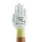   Gloves HyFlex®, size 10 nylon-/polyester-backing fabric, 210-265 mm, with inside hand coating, white, pair