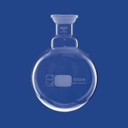 Receiving flasks 100 ml with KS-bowl, PUR-coated