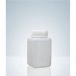   Wide neck bottles 500 ml, square, PE-HD, natural height 120 mm, GL 65, 90x90 mm pack of 100