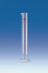   Graduated cylinder 25 ml, PMP cl.A, tall form, red printed scale