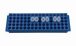   LLG-80-well Microtube racks blue, PP, for 1.5/2.0 ml tubes, pack of 5