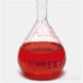   Volumetric flask 25 ml, clear, coated Glass, class A, NS 12/21, PE stopper pack of 2, blue scale, batch certified