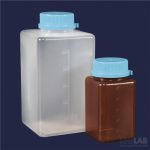   ISOLAB Laborgeräte PET bottles 125 ml, neck 32mm sterile, pack of 36