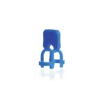   KECK-clips for spherical joints POM, blue, for S 19 pack of 10