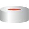   Macherey-Nagel Aluminium crimp cap N 20, silver,  center hole, butyl red.PTFE grey,  hardness. 50° shore A, thickness. 3 mm,