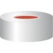   Aluminium crimp cap N 20, silver, center hole, butyl red/PTFE grey, hardness: 50° shore A, thickness: 3 mm, pack of 100pcs