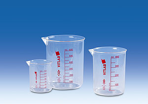 Griffin beaker 5000 ml, PMP (TPX) imprinted graduation, clear
