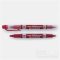   Pens permament-ink double tip, red, blue, black set of 3 pieces