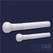  Porcellaine pestle 36 mm diam. length 150 ml, ext.glaced, white, DIN 12906