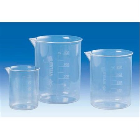 Griffin beaker 25 ml, PMP (TPX) raised scale