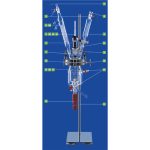   Table top reaction unit 0,5 Ltr. LF 100, lab scale, with thermostatic jacket glass components compl., stirrer and stand