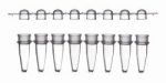   LLG-PCR-tubes 0.2 ml 8-tube strip, detached flat PP, DNA/RNA free, pack of 125