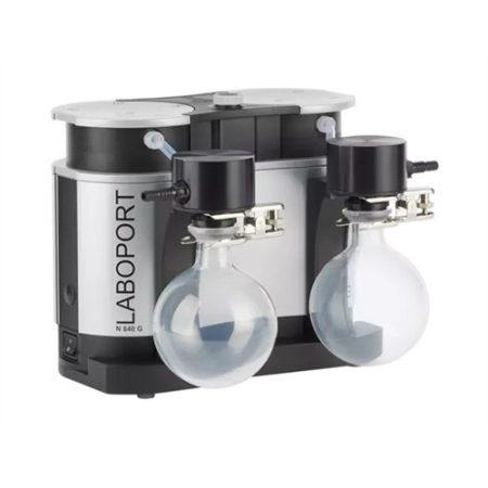 Neuberger  KNFLABOPORT Vacuum pump system SH 840 G 6mbar, 0.1 bar g, motor IP 30, 34 l.min, 240 V 50.60 Hz, 340x416x274mm