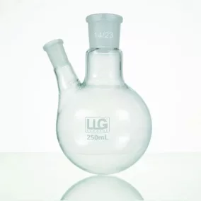   LLG-Kétnyakú gömblombik 100 ml CN NS 14/23, SN NS14/23 20°-os szögben, boroszilikát 3,3