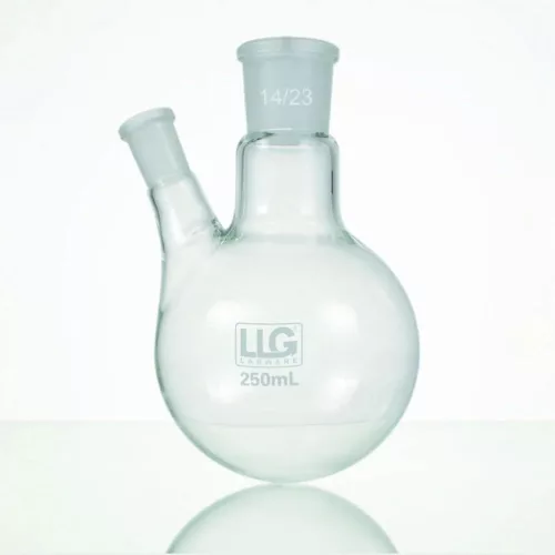 LLG-Kétnyakú gömblombik 1000 ml CN NS 29/32, SNNS 14/23 20°-os szögben, boroszilikát 3,3
