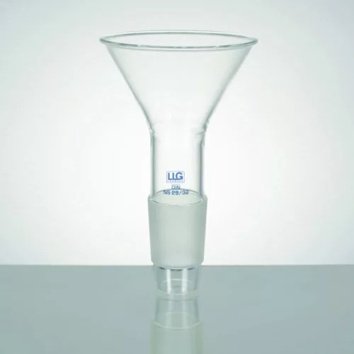 LLG-Portölcsér Ø 120 mm NS 29/32, 3,3-as átmérőjű, 2 darabos csomag