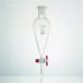   LLG-Separating funnel 100 ml conical valve cock, PTFE stopcock, boro 3.3, DIN 12541