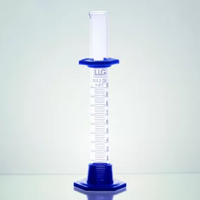   LLG mérőhenger 10 ml, magas formájú, boroszilikát 3,3, B osztály, fehér skála, 2 db-os csomag