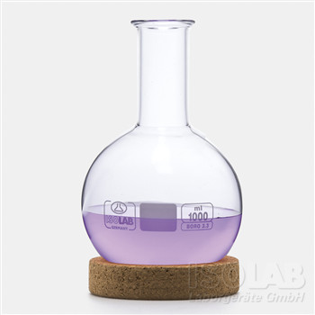 ISOLAB Laborgeräte Round bottom flask stand 10000ml made of cork