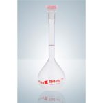 Volumetric flask 50 ml, PP, class B NS 12/21, with polyplug