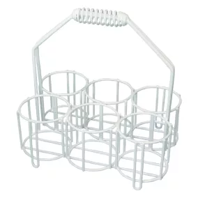   LLG palacktartók, 6 nyílással, belső átmérő 100 mm, 1000 ml-es palackokhoz, nejlonbevonatú drót