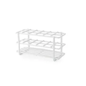   LLG-Kémcsőtartó 4x6 kémcsőhöz, 18x18 mm-es nyílásokkal, nejlonbevonatú dróttal