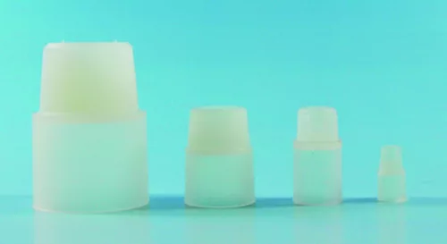 LLG Szilikon Septa összecsukható szoknyával, NS14, 10 db-os csomag