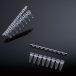   0.2ml,8-strip PCR Tubes with Strip Caps,Non-Sterile,Dome-shaped caps,PP,Clear,DNase&RNase free,Pyrogen Fr