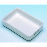 Combustion dishes, rectangular 55x40x15mm porcelain