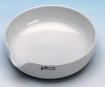 Evaporating basins, shallow form porcelain 150mm?