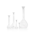   DURAN® Volumetric flask 10 ml with one graduation mark, polyethylene stopper, NS 7/16