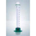   Measuring cylinder 500 ml with plastic base, Duran Ringtlg., Kl.A, KB-certified