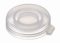 LLG-Snap cap N 18, LDPE transparent, closed top pack of 100