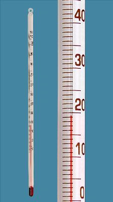 Thermometer for demonstration purposes for schools, -50...+150:1°C red special liquid