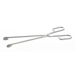 Sterilising forceps 280 mm straight, 18/8-steel E-Poli