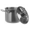 Laboratory pot without lid 2.5 l 160 x 130 mm, 18/10 steel