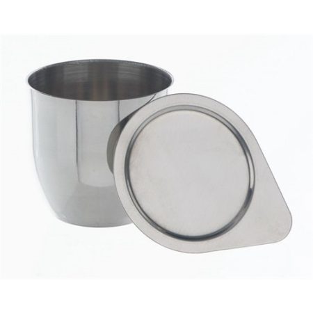 Nickel crucibles, 99.5 %, 50 ml, type 2, 1.0 mm thick, without lid