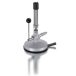   Bunsen burner for natural gas with air regulation, lever tap, Economy flame inside, DIN version