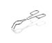 Crucible tong 300 mm, with bow stainless steel