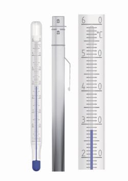 Amarell Pocket thermometer -35...+50°C 140 x 8.5, red special filling