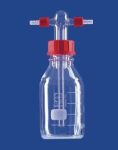   Gas Washbottles to Drechsel with Screw Connections, Cap. ml 500 Thread GL 45