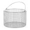   Wire basket with handle 180 mm 240 mm  , 18/10 E-POLI mesh 8x8mm