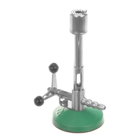 Bunsen burner for propane with stopcock, air regulation, pilot flame, max. 1300°C, 2.36 KW