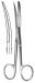 Scissors 165 mm, curved, sp./st. standard