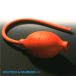 Hand bellows, rubber, size 3 suction valve